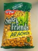 Mängden socker i Snack friends arachidi