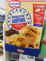 Mängden socker i Preparato per muffin