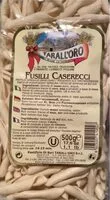 Mängden socker i Fusilli Caserecci