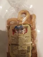 Mängden socker i Taralli Olive e Capperi