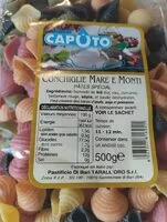 Mängden socker i Conchiglie Mare e Monti