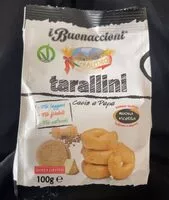 Mängden socker i Buonaccioni tarallini