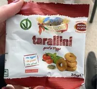 Mängden socker i Tarallini