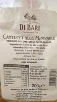 Mängden socker i Cantucci aux ammandes