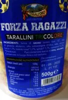 Mängden socker i Tarallini tricolore