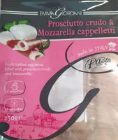 Mängden socker i Giordani Prosciutto Crudo & Mozzarella Cappelletti