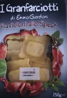 Mängden socker i Ravioli ai speck