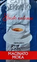 Mängden socker i Caffè Serrano macinato moka