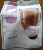 Mängden socker i Caffelatte café au lait
