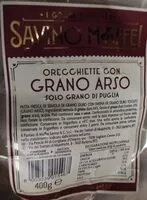 Mängden socker i Orecchiette con grano arso