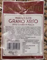 Mängden socker i Maritati con grano arso