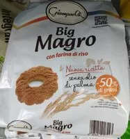 Mängden socker i Big magro con farina di riso