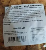 Mängden socker i Biscotti alla mandorla