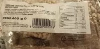 Mängden socker i Torrone Cioccolato al latte con riso soffiato