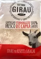 Mängden socker i Formaggio di capra