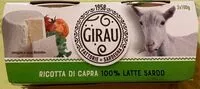 Mängden socker i Ricotta di Capra 100% latte sardo