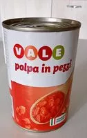 Mängden socker i Vale polpa in pezzi