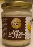 Mängden socker i Sugo Cacio e Pepe con Pecorino Romano D.O.P.