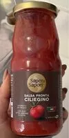 Mängden socker i Salsa pronta di ciliegino
