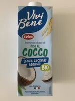 Mängden socker i bevanda a base di riso al cocco