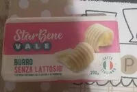 Mängden socker i Burro senza lattosio
