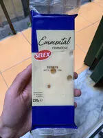 Mängden socker i Emmental Francese