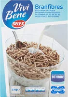 Mängden socker i Vivi bene branfibres bastoncini di crusca di