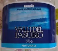 Mängden socker i Norda acqua minerale naturale Valli del Pasubio