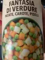 Mängden socker i Fantasia di verdure patate carote piselli