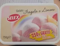 Mängden socker i Gelato fragola e limone