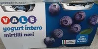Mängden socker i Yogurt intero mirtilli neri
