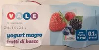 Mängden socker i Yogurt magro frutti di bosco