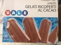 Mängden socker i Gelati ricoperti al cacao