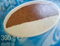 Mängden socker i Coppette panna e cioccolato