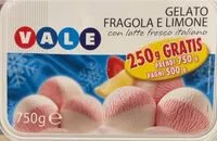 Mängden socker i Gelato Fragola e Limone