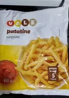 Mängden socker i Patatine surgelate