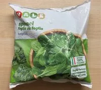 Mängden socker i Spinaci foglia su foglia