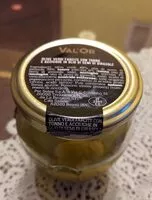 Mängden socker i Olive verdi farcite con tonno e acciughe in olio di girasole