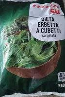 Mängden socker i Bieta erbetta in foglie porzionata surgelata