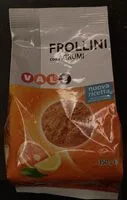 Mängden socker i Frollini con agrumi