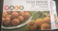 Mängden socker i Olive ripiene all’ascolana