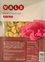 Mängden socker i Tortellini freschi con carne