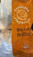 Mängden socker i Biscotti frollini