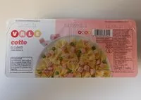 Mängden socker i Cotto a cubetti