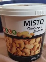 Mängden socker i Mix frutta secca