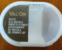 Mängden socker i Gelato alla nocciola