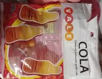 Mängden socker i Caramelle gommose gusto cola