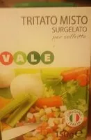 Mängden socker i Tritato misto surgelato