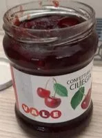 Mängden socker i marmellata di ciliegia
