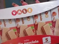 Mängden socker i Wafer alla nocciola